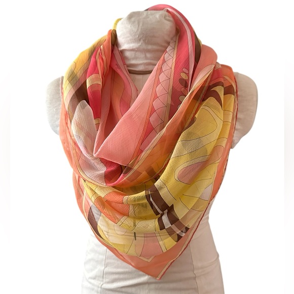 Emilio Pucci Accessories - Emilio PUCCI silk chiffon scarf or stole